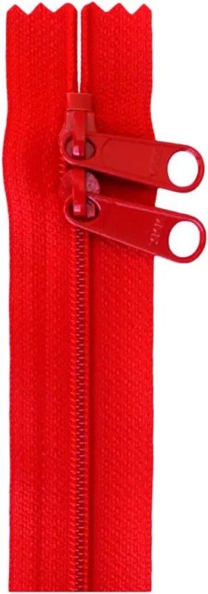 Patterns By Annie Handbag Zipper, 30", Atom Red