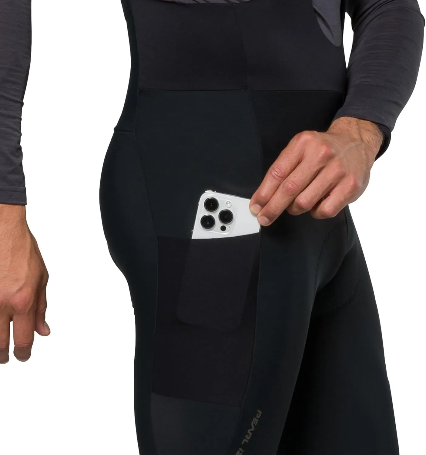 PEARL IZUMI Men's Expedition Thermal Cycling Bib Tights, Two Side Pockets & Thermal Fleece Fabric for Quick Drying Insulation