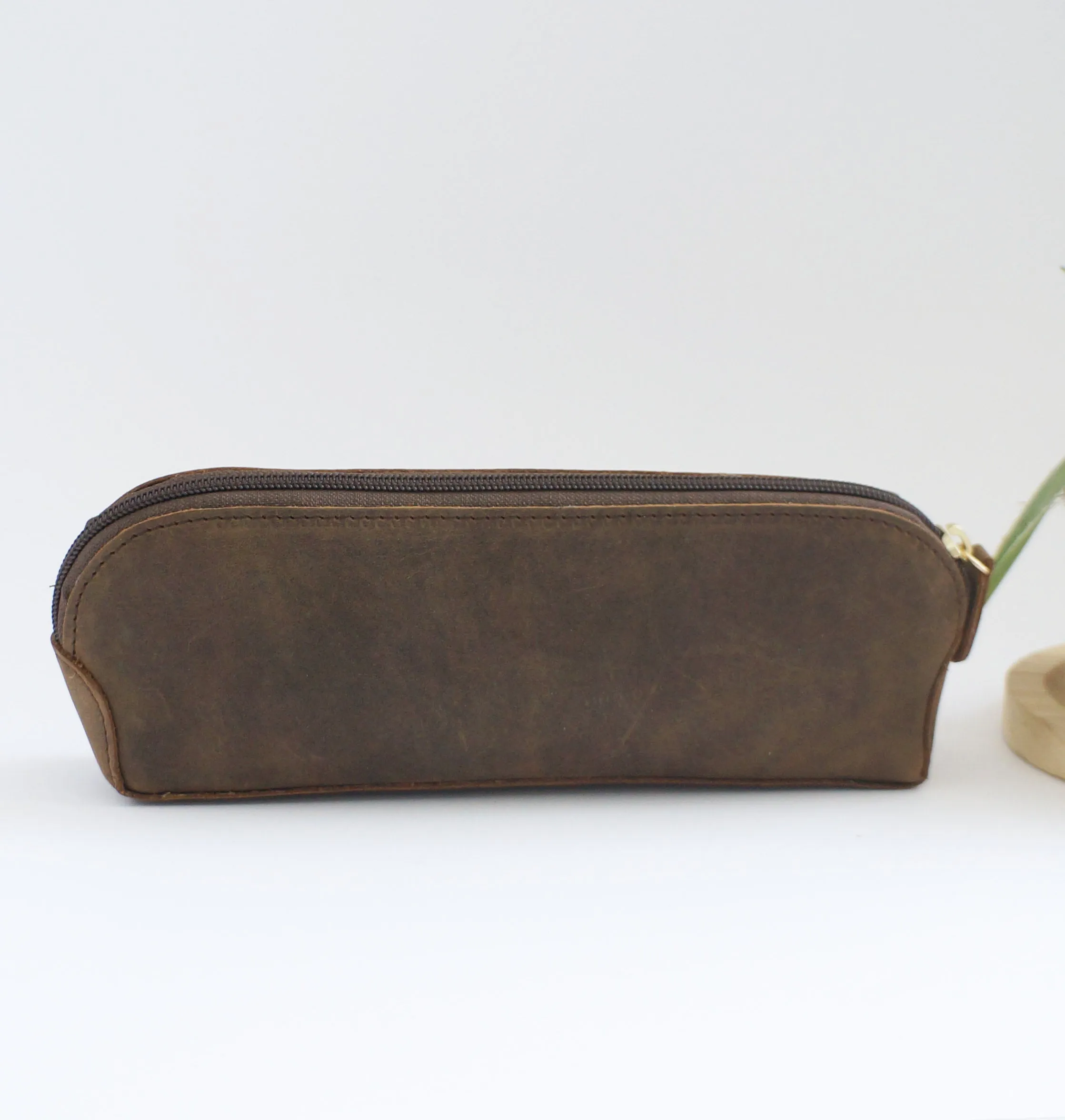 Pen Case - Teddy leather