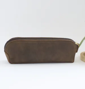 Pen Case - Teddy leather