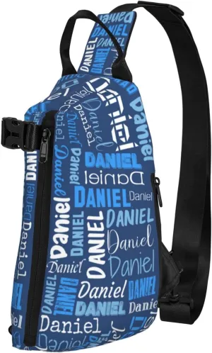 Personalized Crossbody Bags Customizable Chest Bag Customized Sling Bag Custom Sling Bags Customization Crossbody Bag