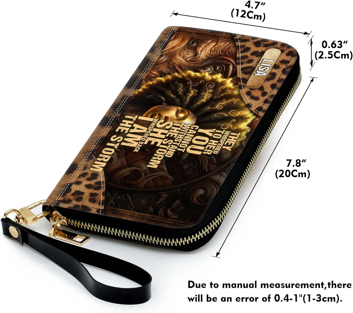 Personalized Leather Handbag For Black African Women – Matching Purse and Wallet Set – Mother's Day Gifts for Melanin Woman