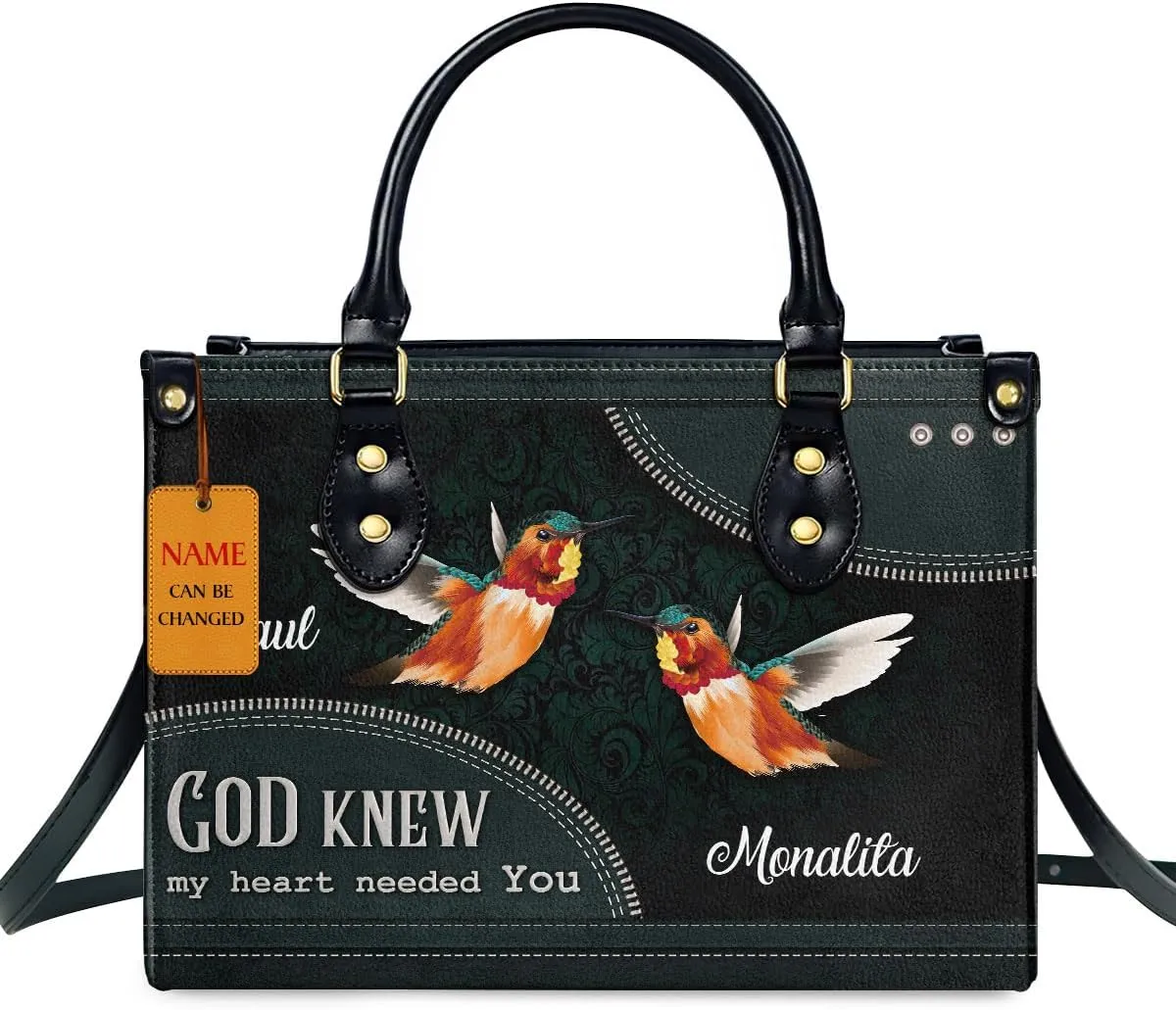 Personalized Leather Handbags For Women - Christmas Gifts For Women - Christian Gifts