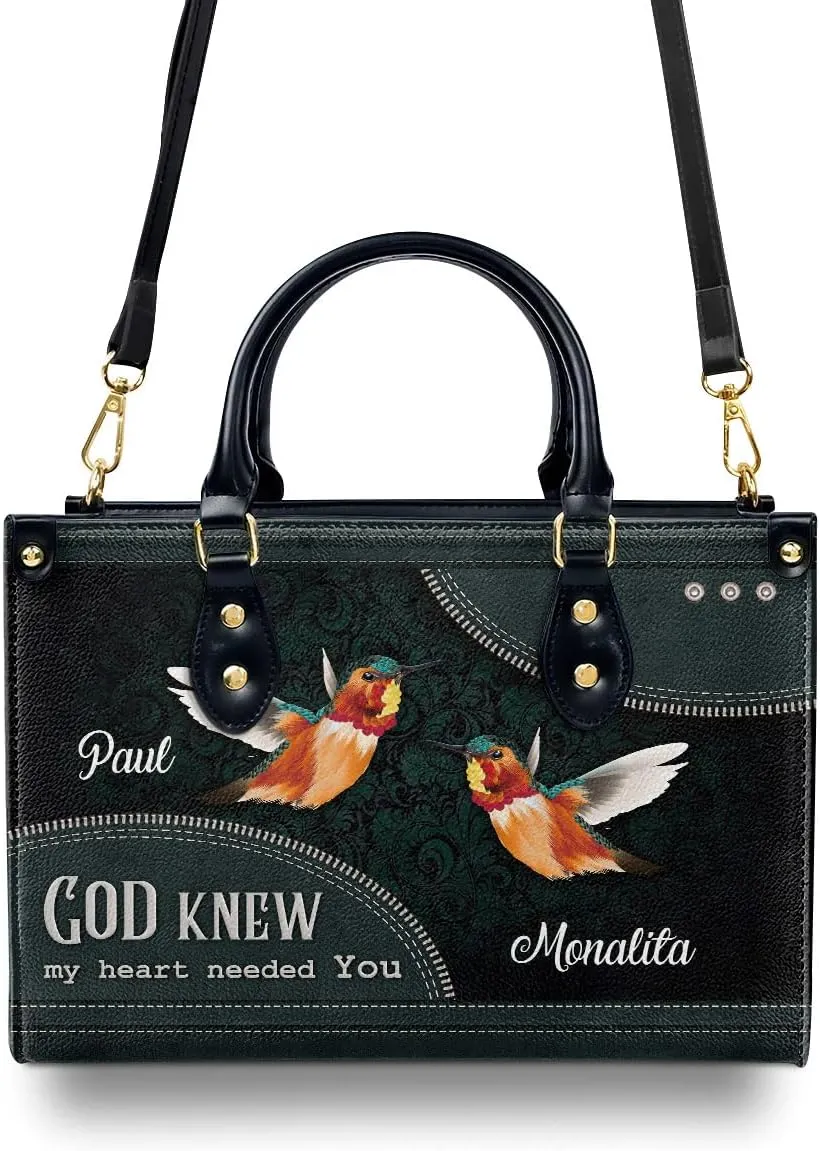 Personalized Leather Handbags For Women - Christmas Gifts For Women - Christian Gifts