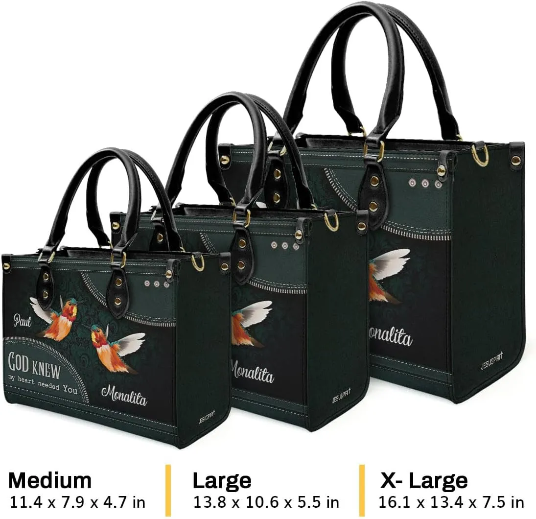 Personalized Leather Handbags For Women - Christmas Gifts For Women - Christian Gifts