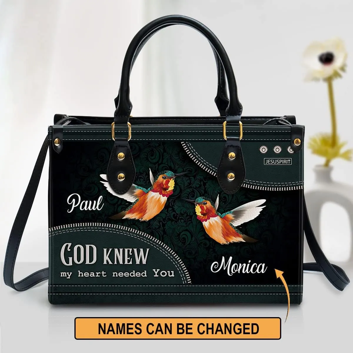 Personalized Leather Handbags For Women - Christmas Gifts For Women - Christian Gifts