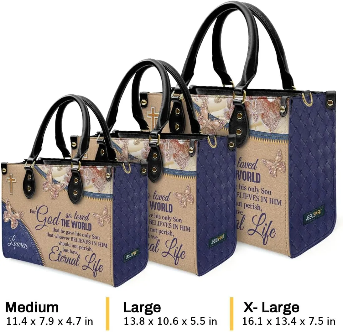 Personalized Leather Handbags For Women - Christmas Gifts For Women - Christian Gifts