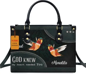 Personalized Leather Handbags For Women - Christmas Gifts For Women - Christian Gifts