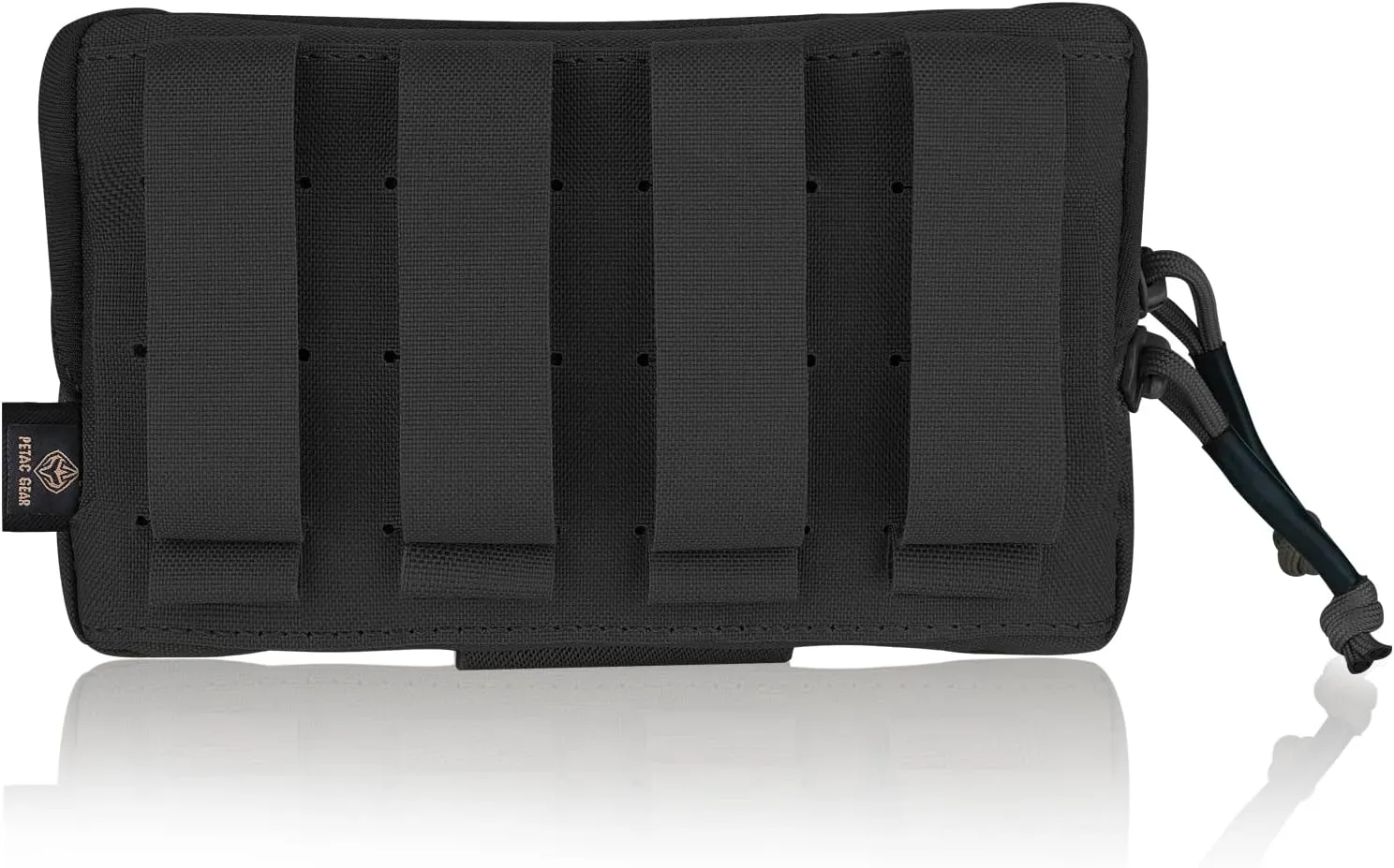 PETAC GEAR Tactical Molle Admin Pouch, Small Organizer Pocket for Tactical Vest/EDC Gun Belt/molle Platform.