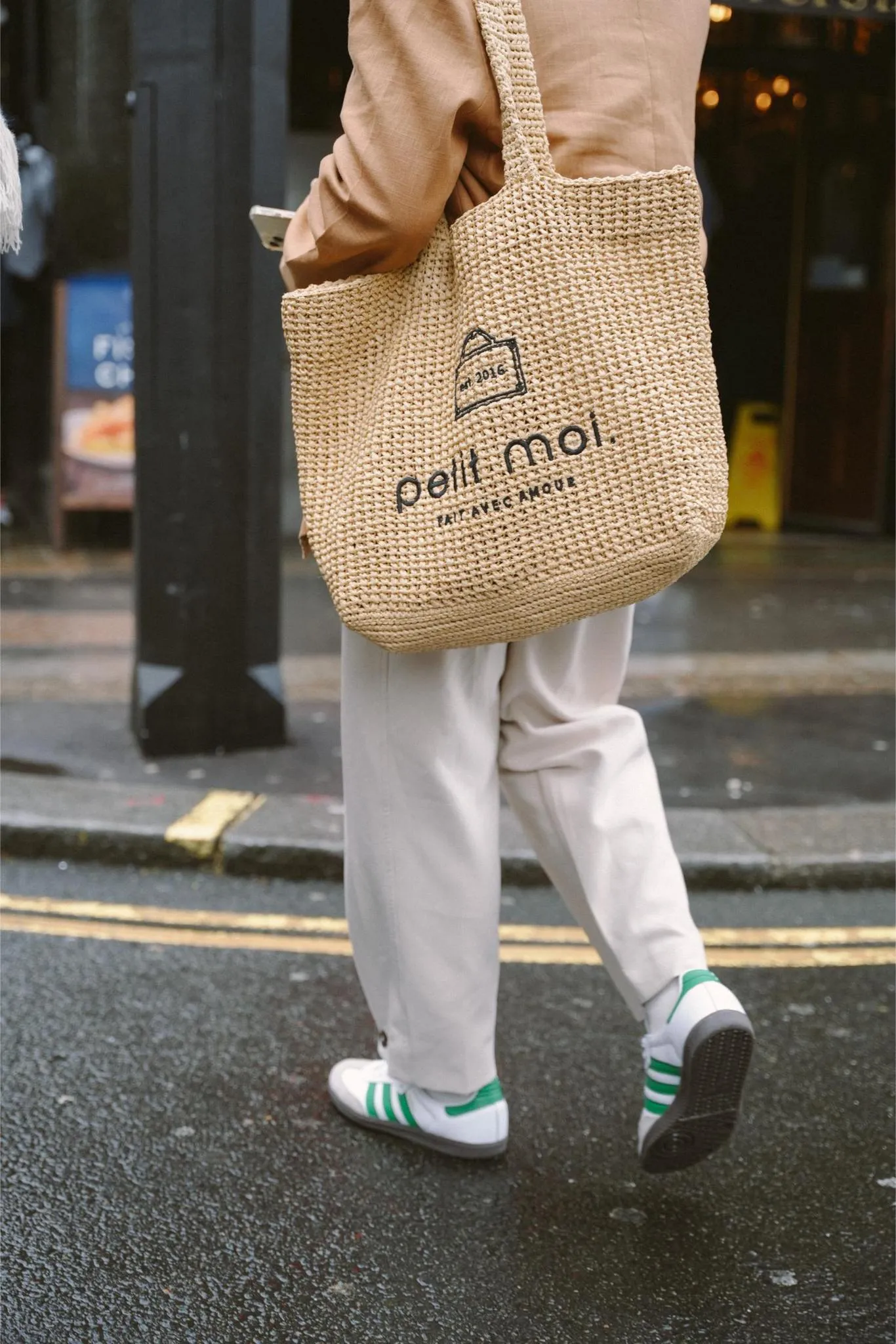 PETIT MOI WOVEN TOTE BAG