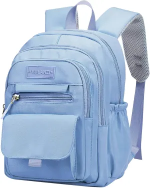 Phaoullzon Girls Small Backpack Purse for Toddler Mini Bookbag,Blue