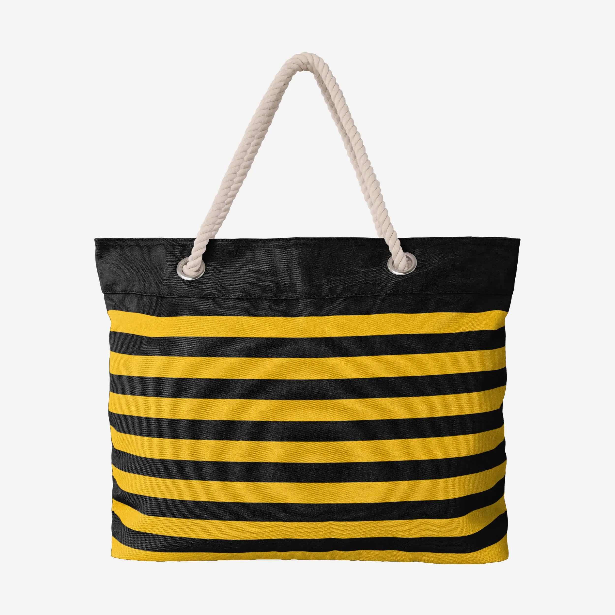 Pittsburgh Steelers Nautical Stripe Tote Bag