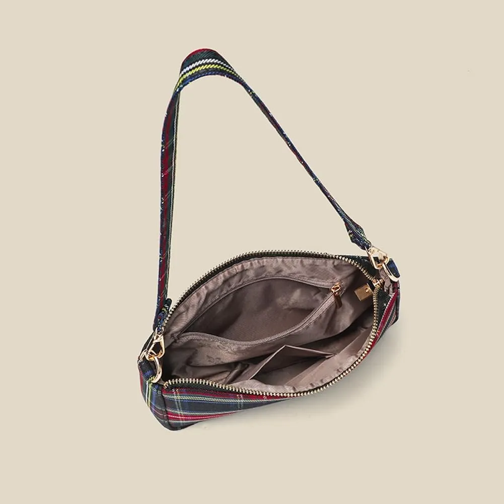 Plaid Crossbody Bags for Women,Stocking Stuffers for Teens