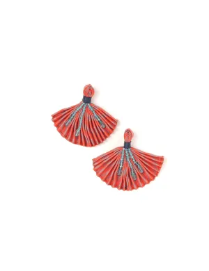 PLEATED EARRINGS 153
