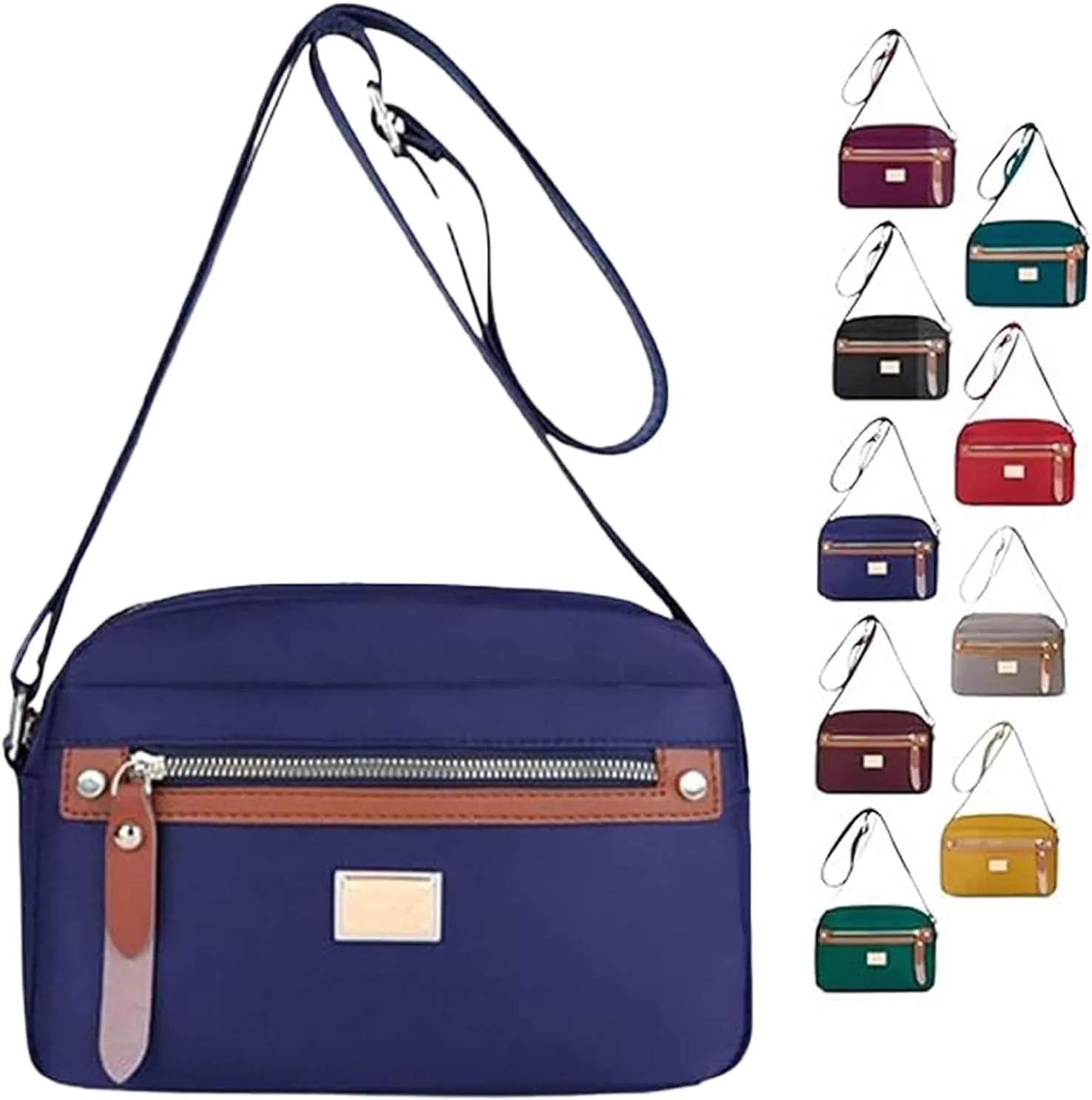 Popularate Nylon Crossbody Bag, Women's Nylon Crossbody Bag Popularate, Waterproof Bags