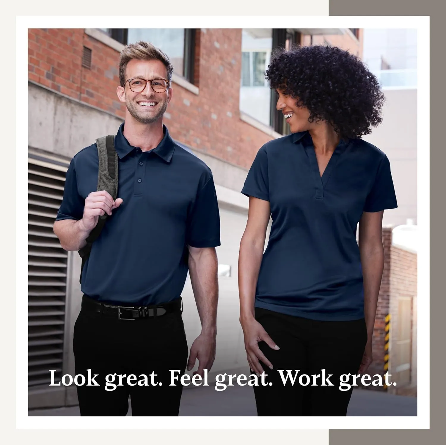 Port Authority Heavyweight Cotton Pique Polo with Pocket