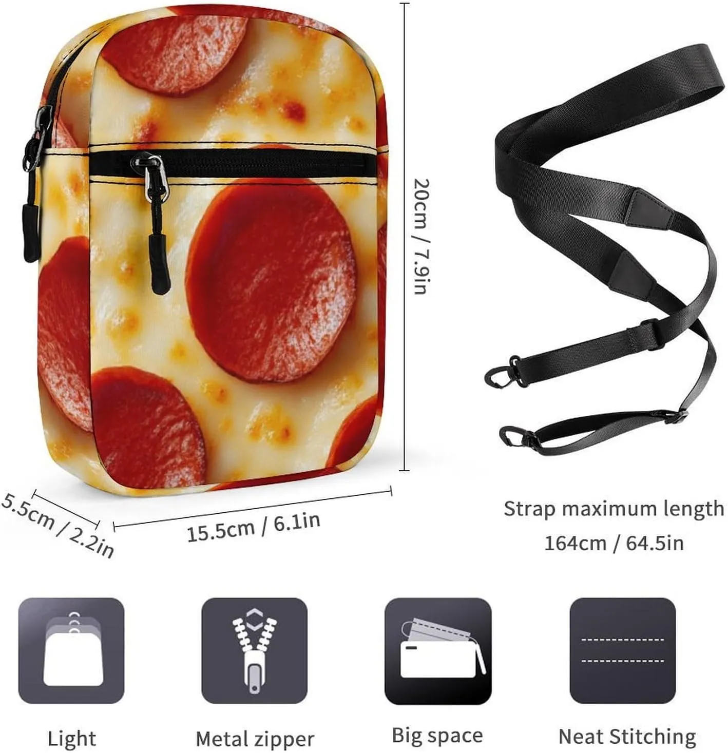 Portable Mini Crossbody Bag, Casual Small Travel Pouch Cell Phone Handbags Waterproof Messenger Bags