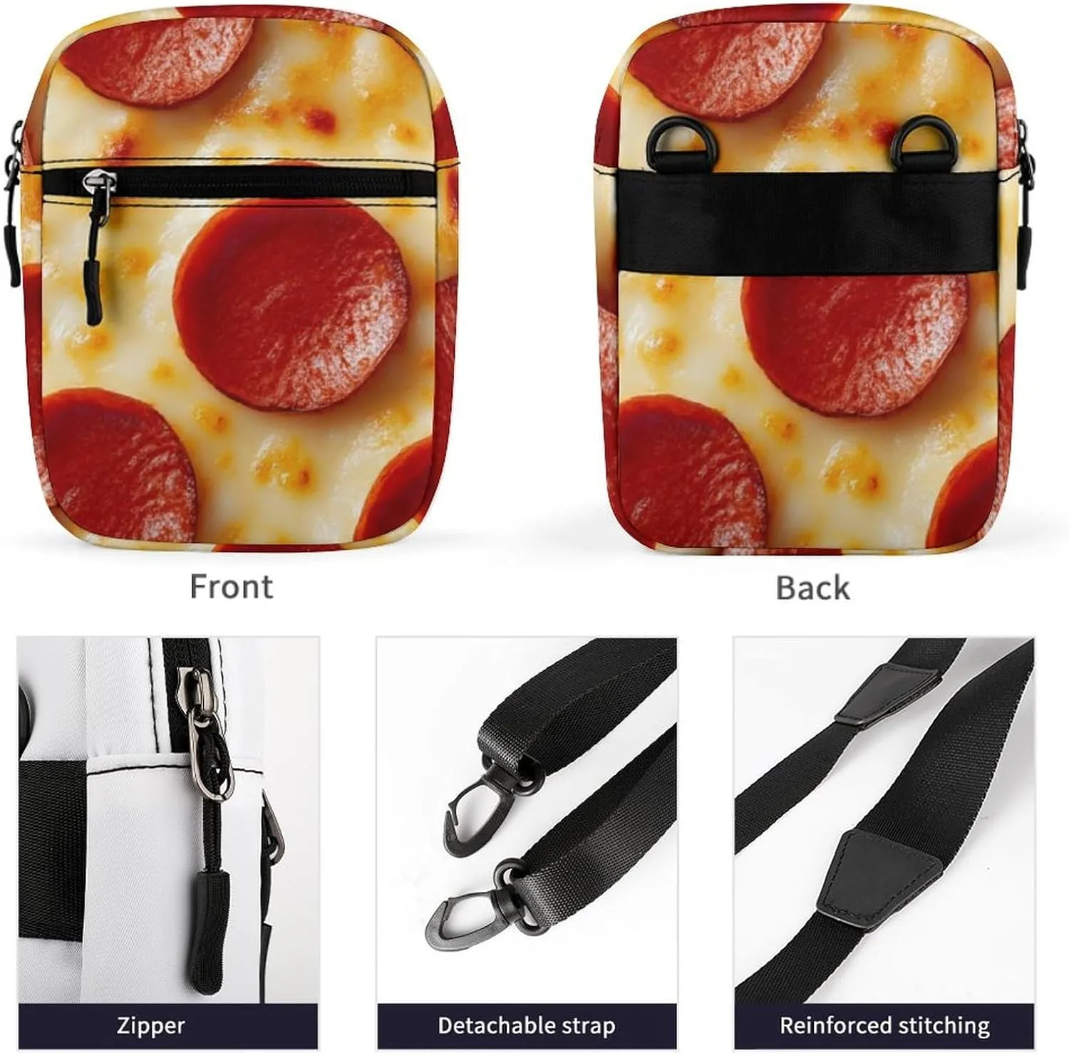 Portable Mini Crossbody Bag, Casual Small Travel Pouch Cell Phone Handbags Waterproof Messenger Bags