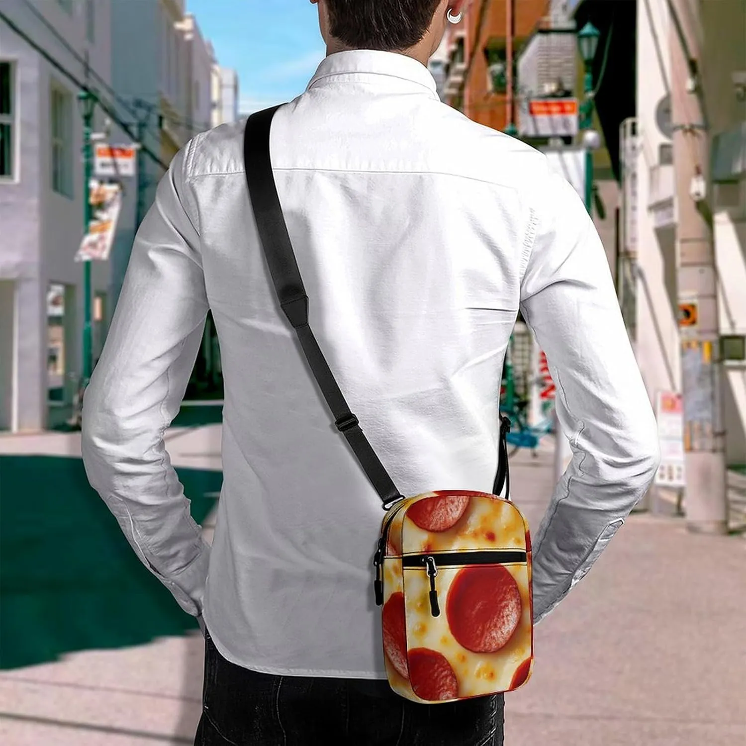 Portable Mini Crossbody Bag, Casual Small Travel Pouch Cell Phone Handbags Waterproof Messenger Bags