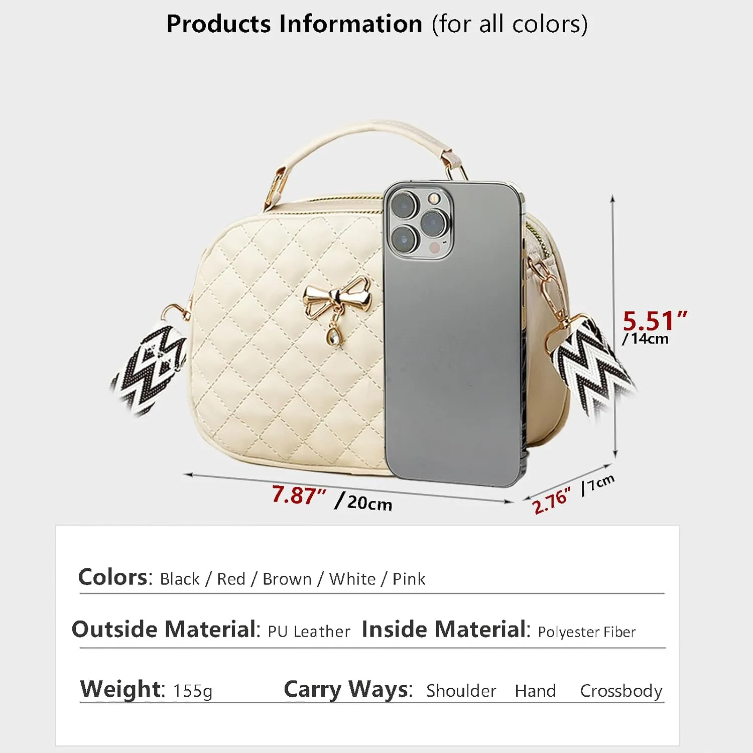 PORT&LOTUS Small Handbags for Women Fashion Top-handle Women's Bags Crossbody Purses for Women