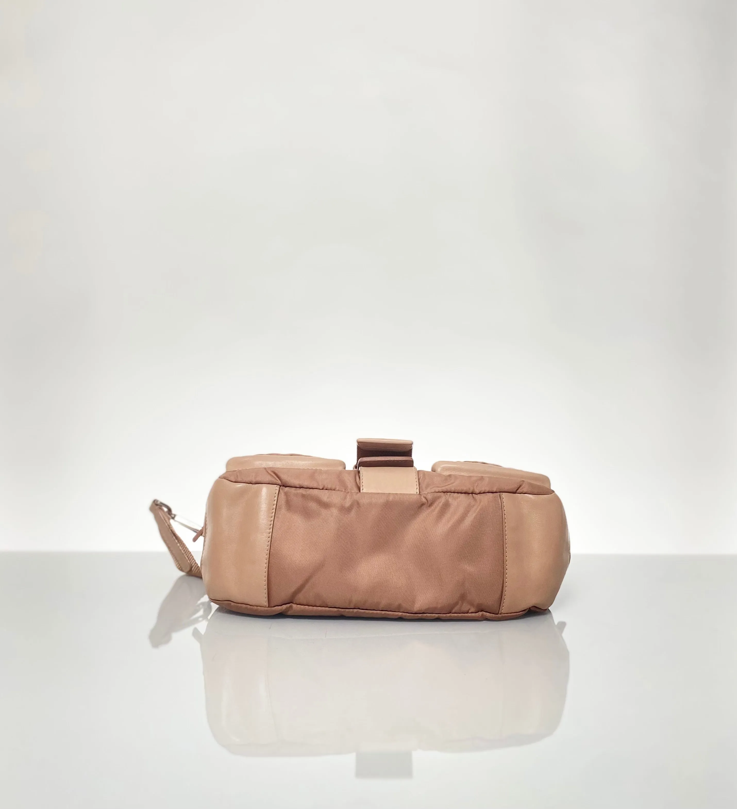 Prada Vintage Buckle 2-Pocket Shoulder Bag