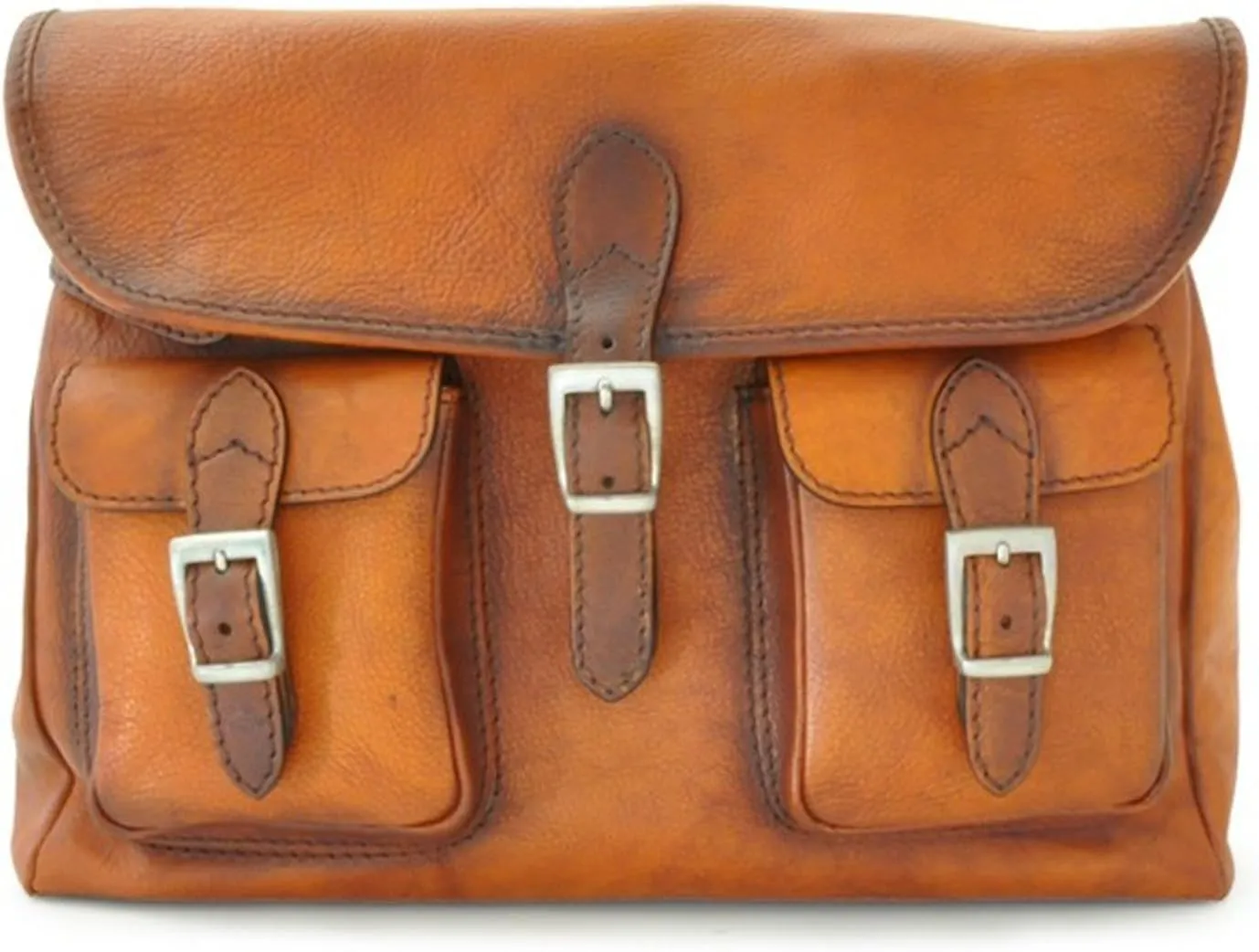 Pratesi Maremma cross-body bag - B118 Bruce (Cognac)