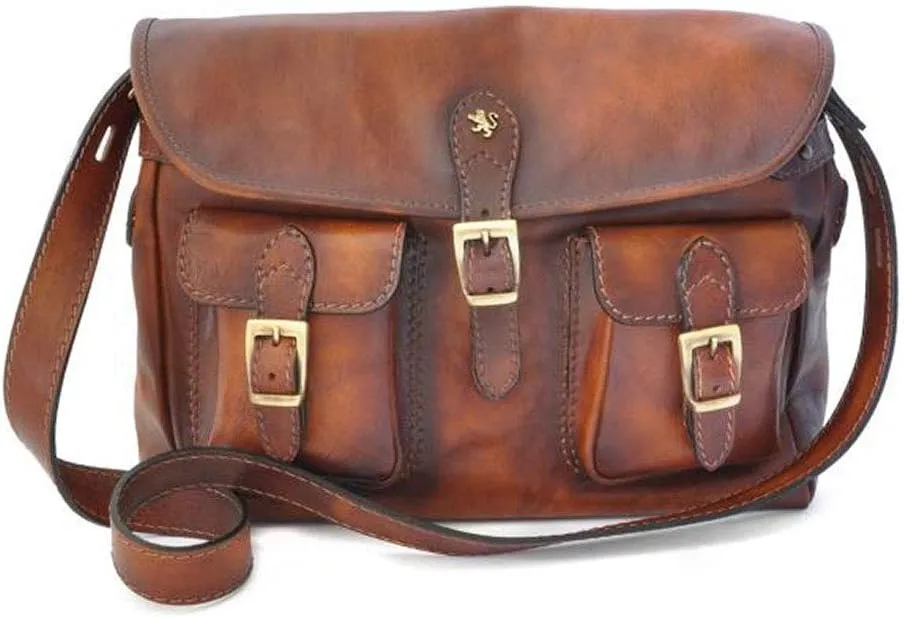 Pratesi Maremma cross-body bag - B118 Bruce (Cognac)