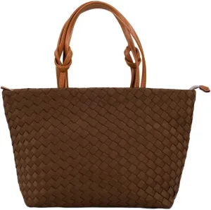 Premium Interlace Braided Tote Bag Handbag