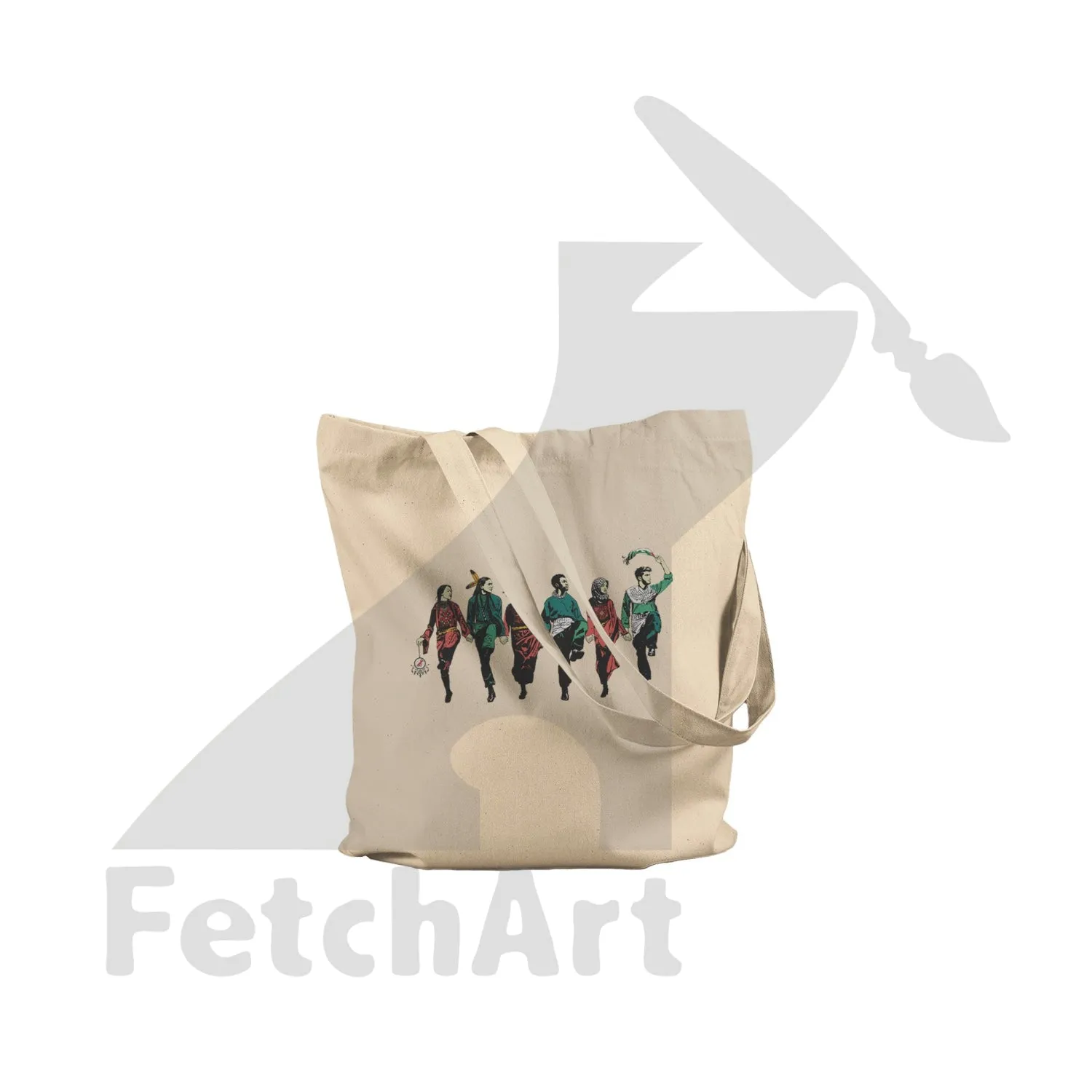 Premium Tote Bag-Dabka Dance