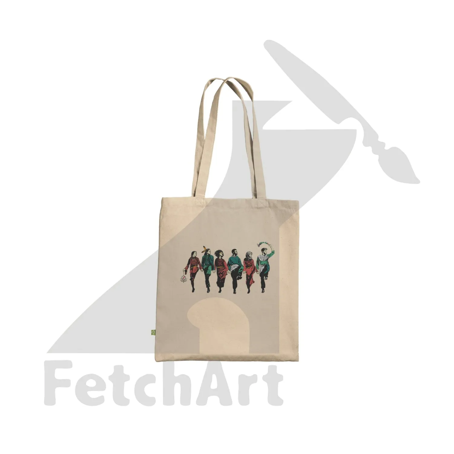 Premium Tote Bag-Dabka Dance