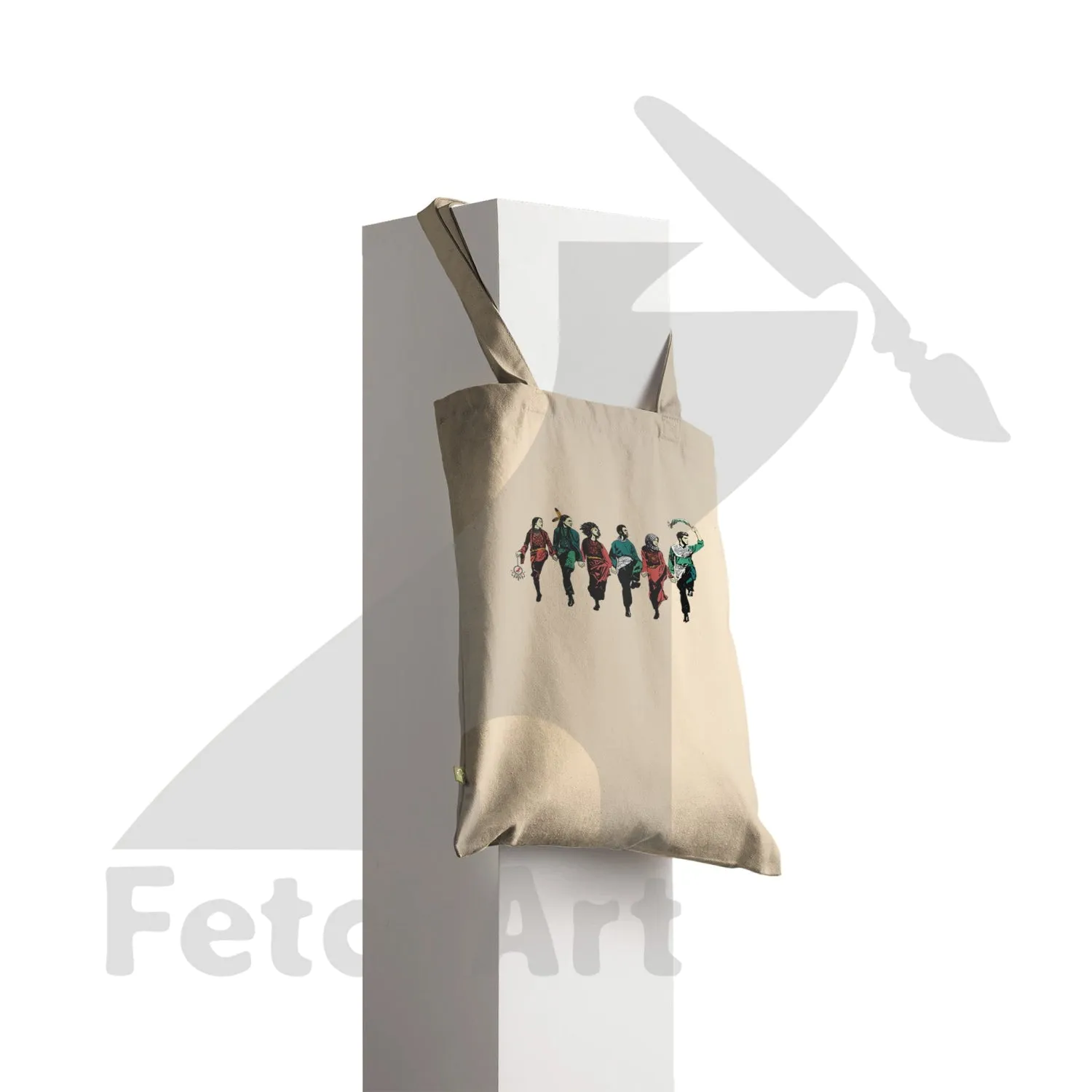Premium Tote Bag-Dabka Dance