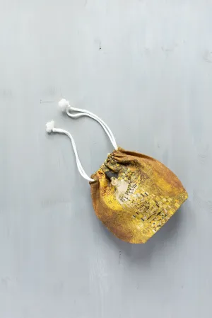 Project Bag. Small. Special KnitterBag design. Bag inspired by Gustav Klimt "Adele"