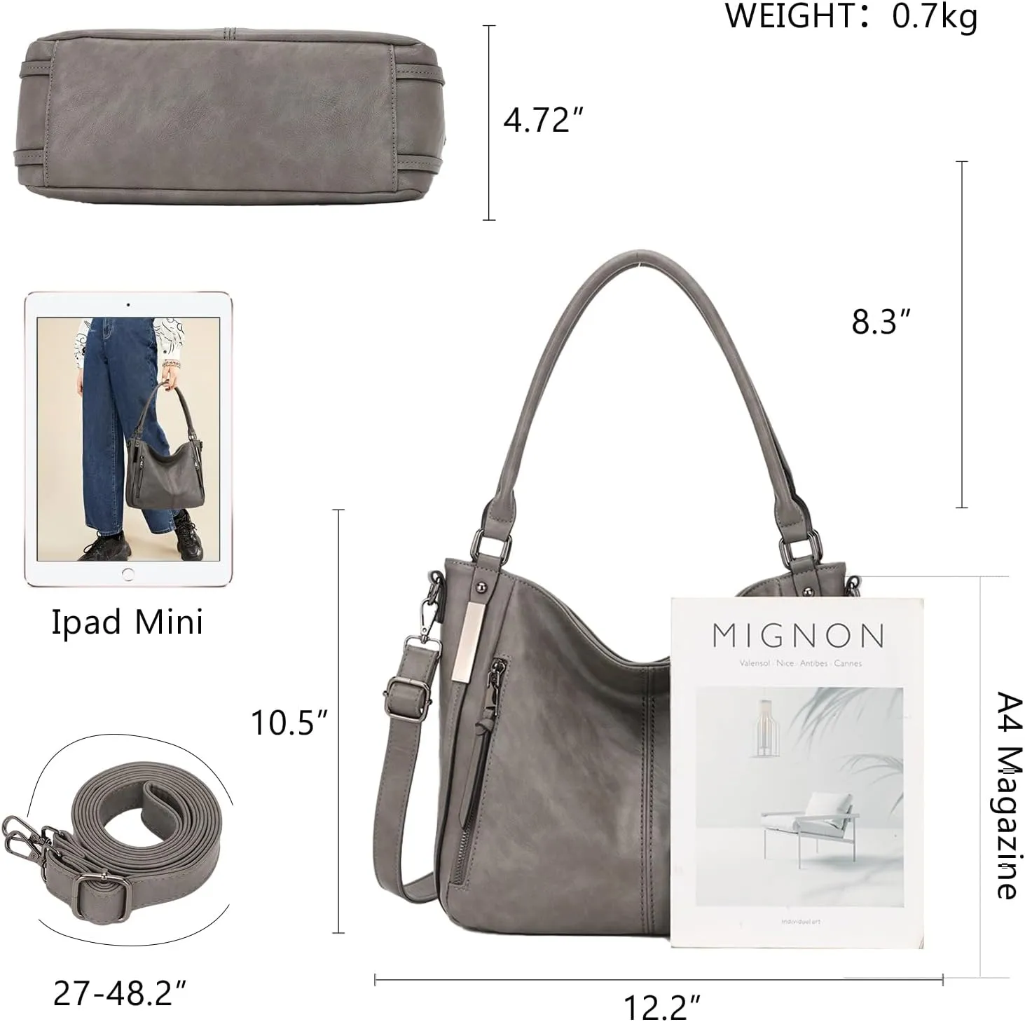 Purses for Women Shoulder Handbags Hobo Bags Tote Bag