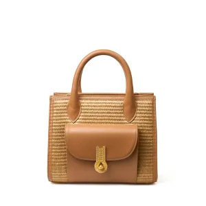 QUEEN TOTE MINI STRAW