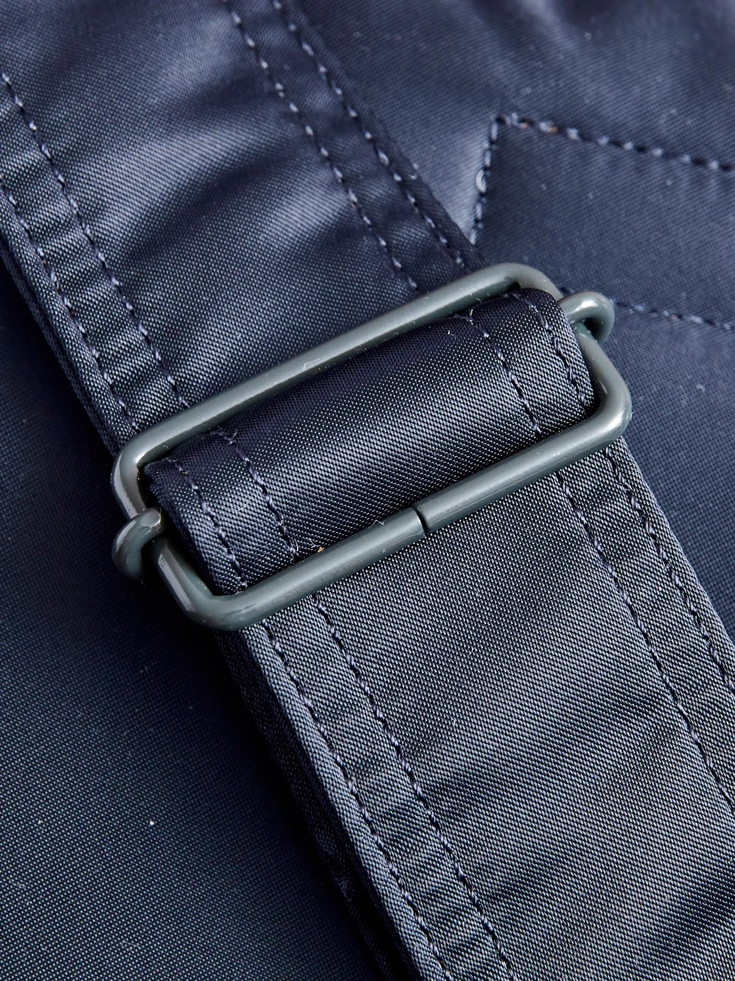 "Tanker" Shoulder Bag (S) in Iron Blue