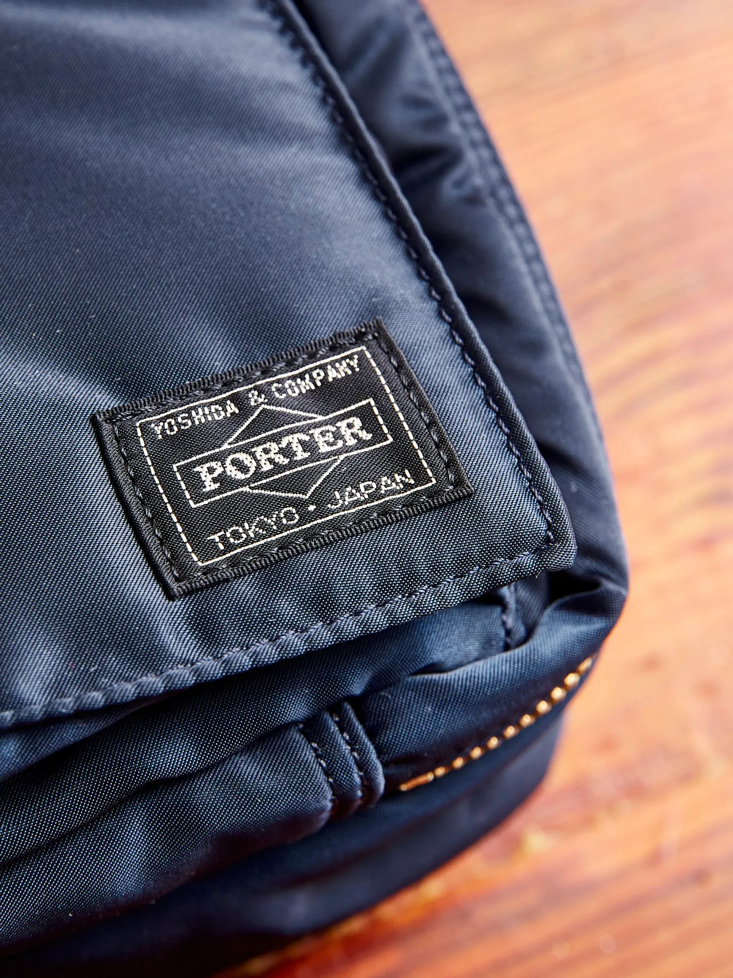 "Tanker" Shoulder Bag (S) in Iron Blue