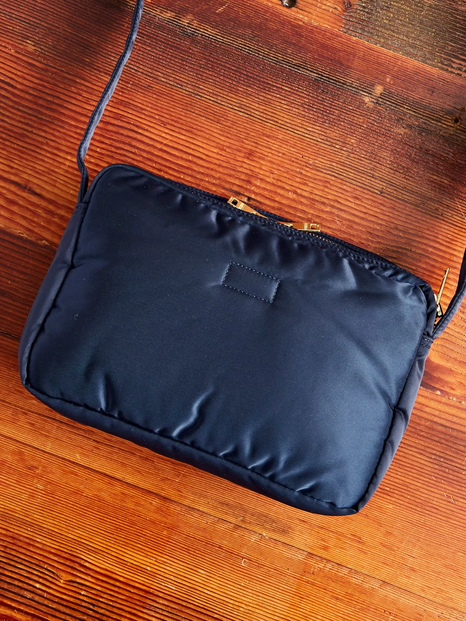 "Tanker" Shoulder Bag (S) in Iron Blue