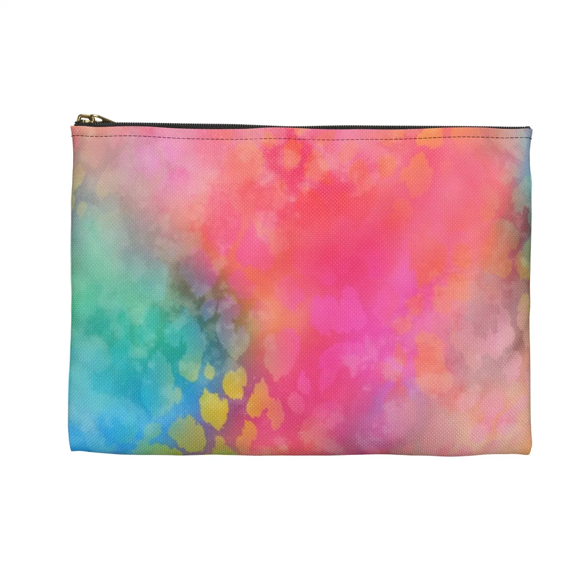 Rainbow Cotton Floss Zippered Accessory Bag (FWS) Made in the USA