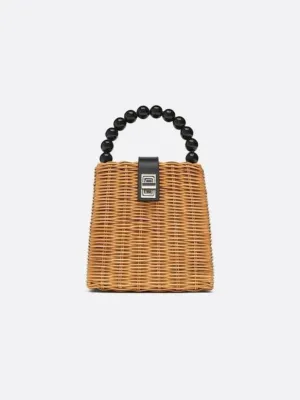 Rattan handbag
