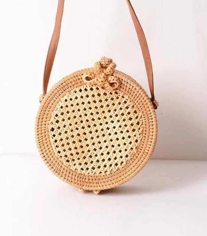 Rattan Hollow Forest Handmade Bohemia Bag