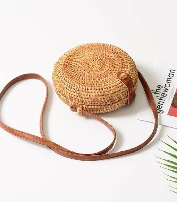 Rattan Hollow Forest Handmade Bohemia Bag