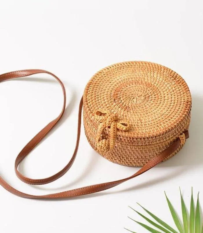 Rattan Hollow Forest Handmade Bohemia Bag