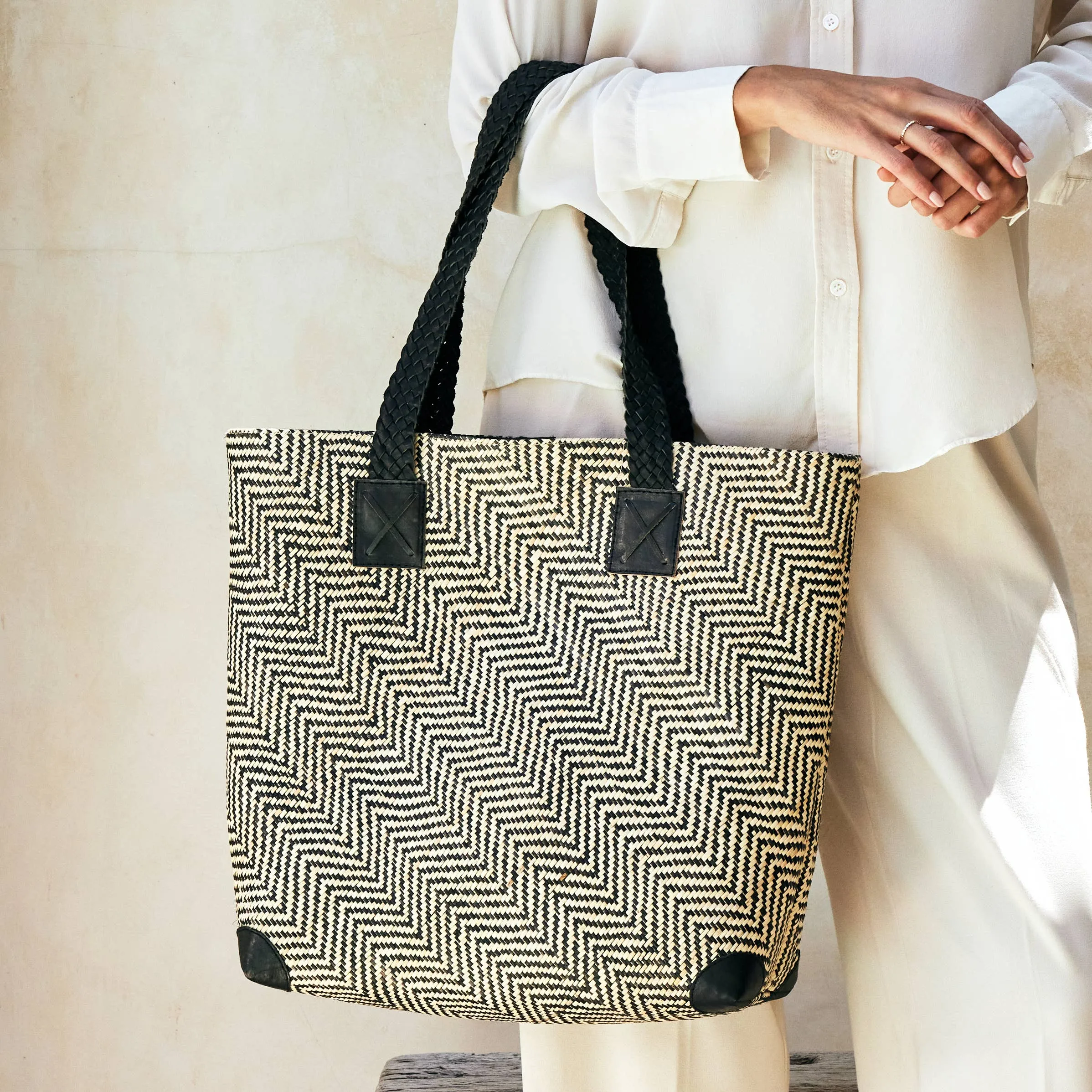 Rattan Tote Bag