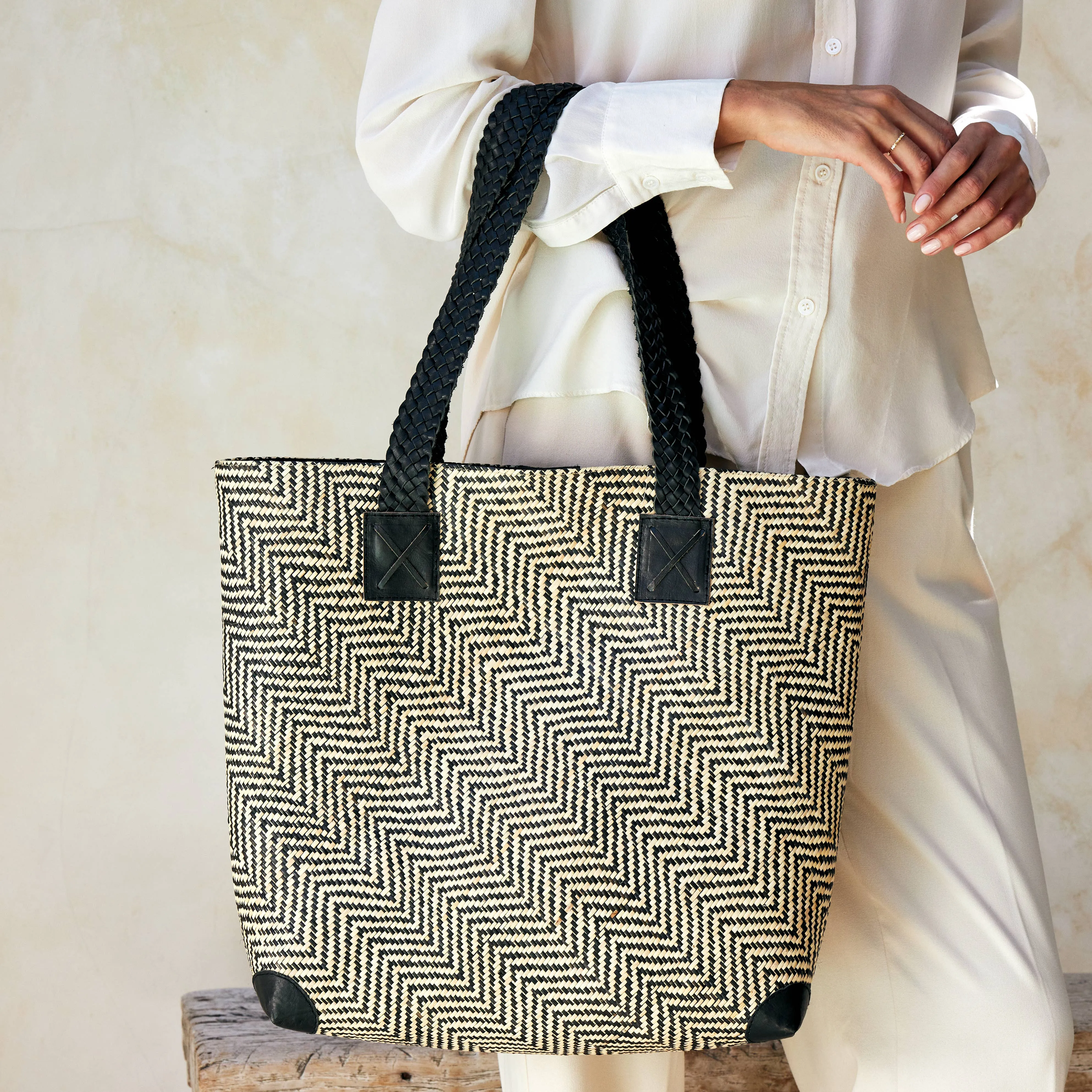 Rattan Tote Bag