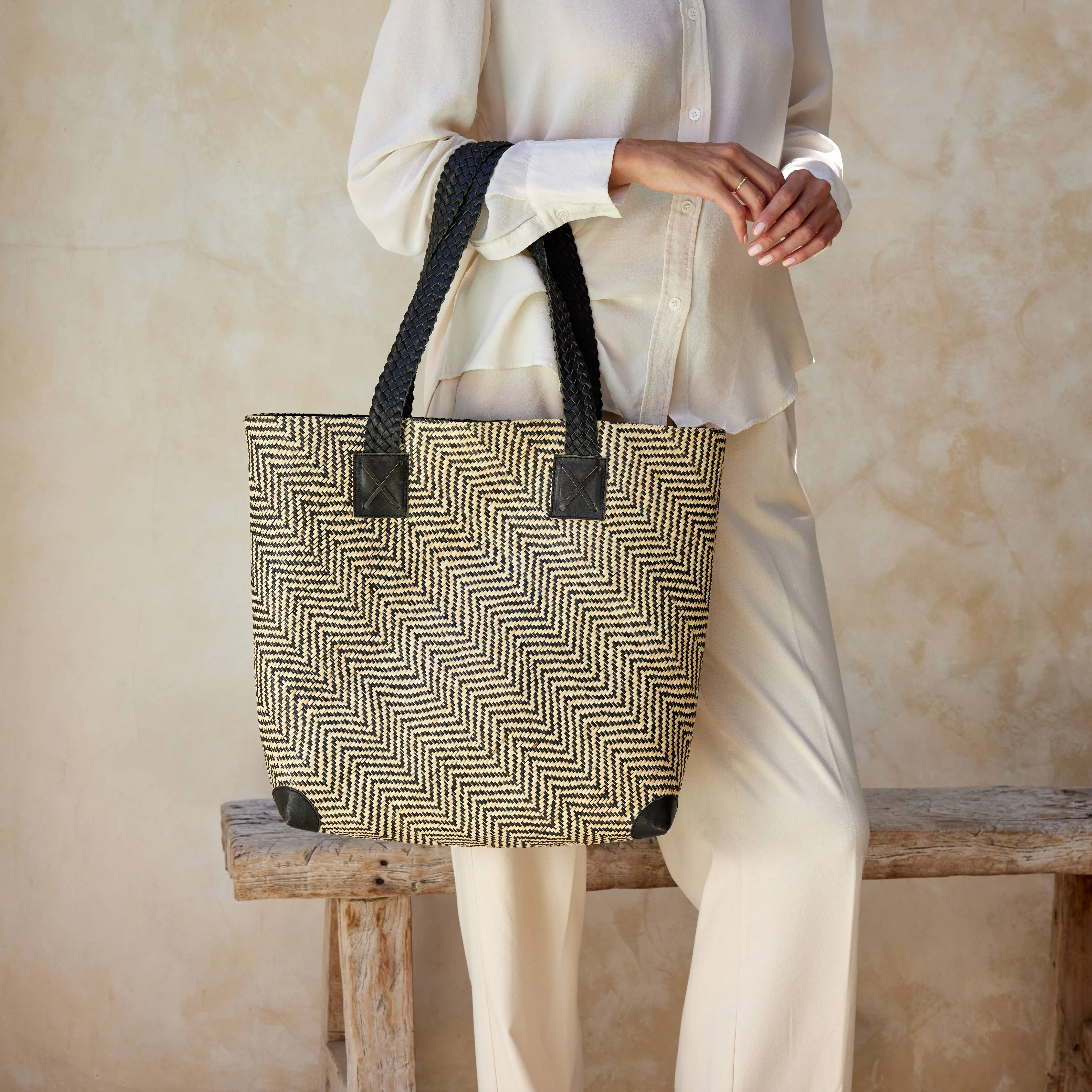 Rattan Tote Bag