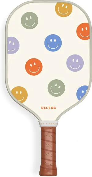 Recess Premium Pickleball Paddle - Strong & Durable Fiberglass Surface, Lightweight, Honeycomb Core & Comfort Grip Handles - Tournament or Casual Play, USAPA Approved