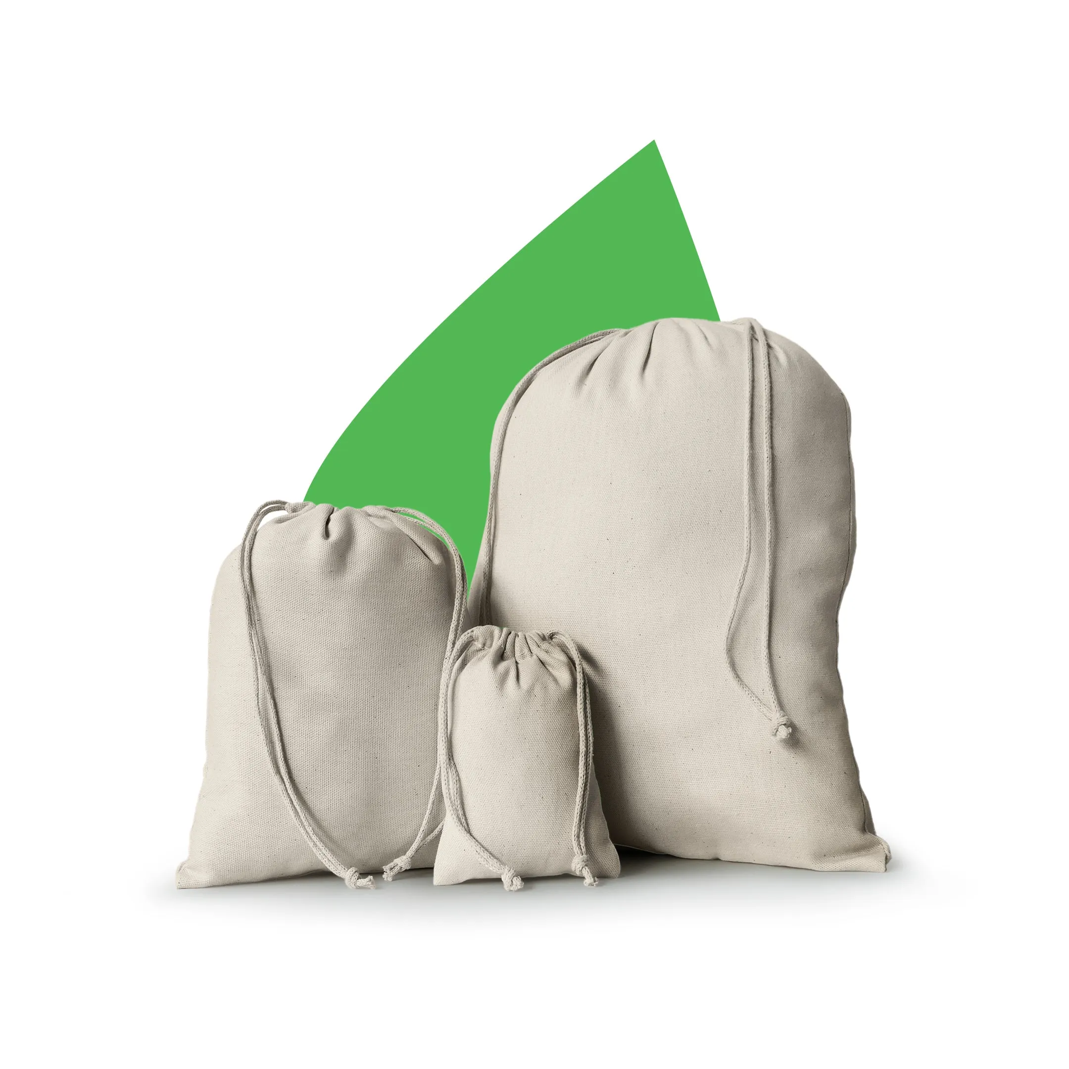 Recycled Cotton Canvas Bags 8x10 inches