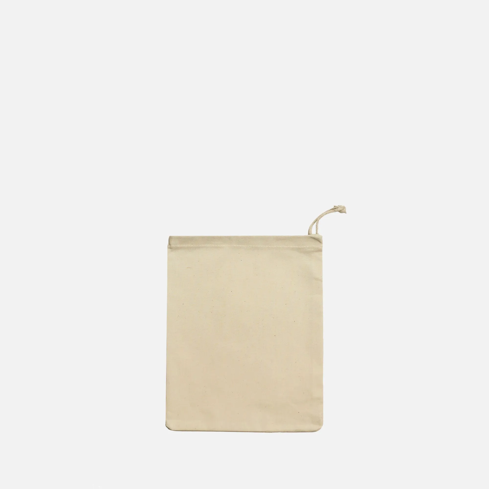 Recycled Cotton Single Drawstring Large 8x10 inches
