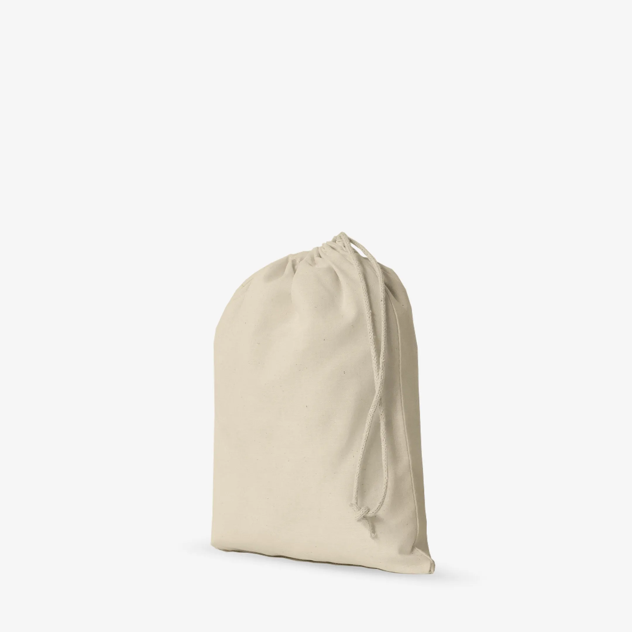 Recycled Cotton Single Drawstring Large 8x10 inches