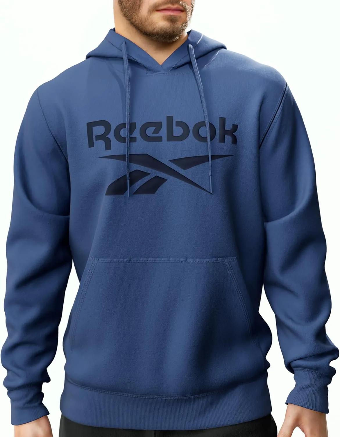 Reebok Cotton Fleece Hooded Sweatshirt
